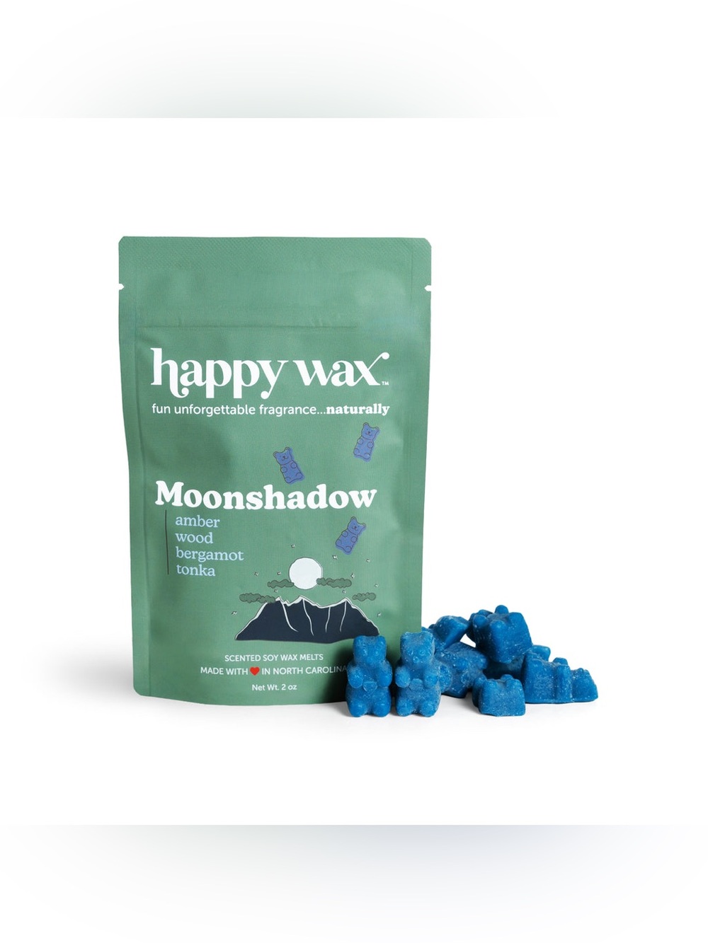 Happy Wax Moonshadow Scented Bear Wax Melts (8 oz Pouch)